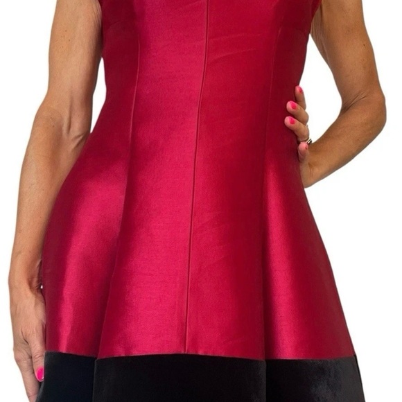 Kate Spade Red and Black Midi Dress - Picture 2 of 5